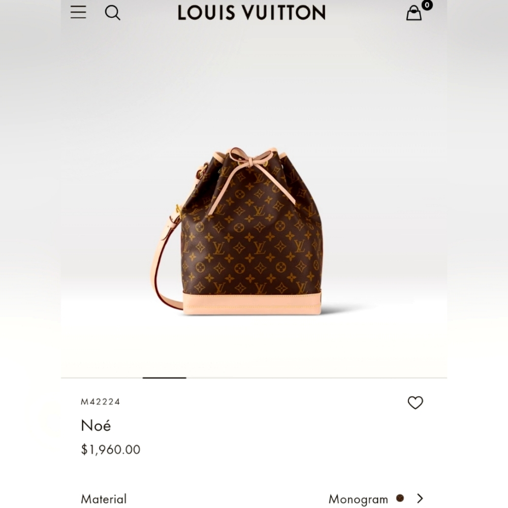 🍂 100% Authentic Louis Vuitton Noe Bucket Bag • Vintage •